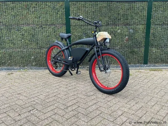 I-coco beach cruiser 20ah elektrische fiets (zwart) - afbeelding 1 van  2
