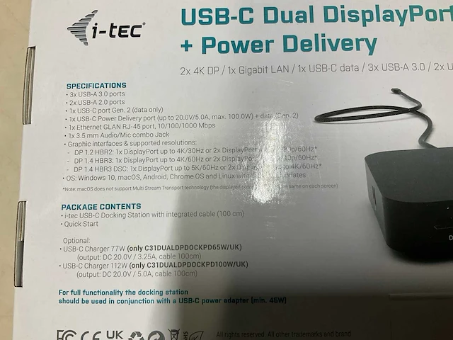 I-tec docking station + charger 112w - afbeelding 2 van  2