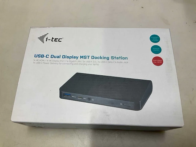 I-tec dual display mst docking station - afbeelding 1 van  2