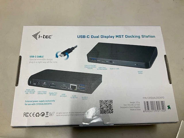 I-tec dual display mst docking station - afbeelding 2 van  2