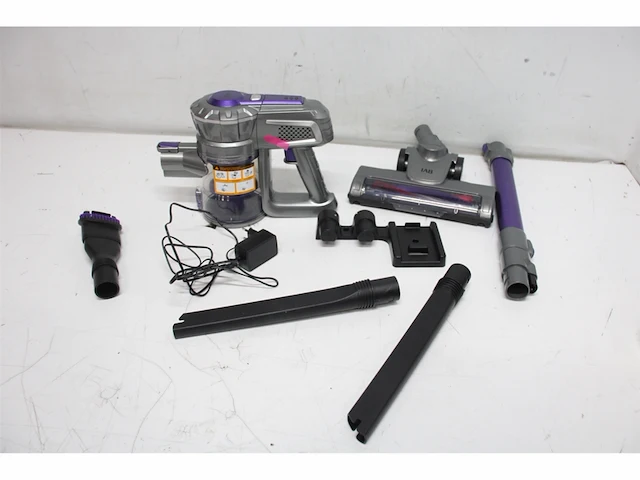 Iab xt1801 4 in 1 draadloze stofzuiger met led voor vloer/tapijt/dierenharen paars - afbeelding 4 van  5