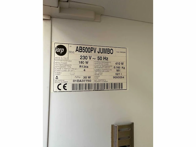 Iarp - ab500pv jumbo - koelkast - afbeelding 4 van  4