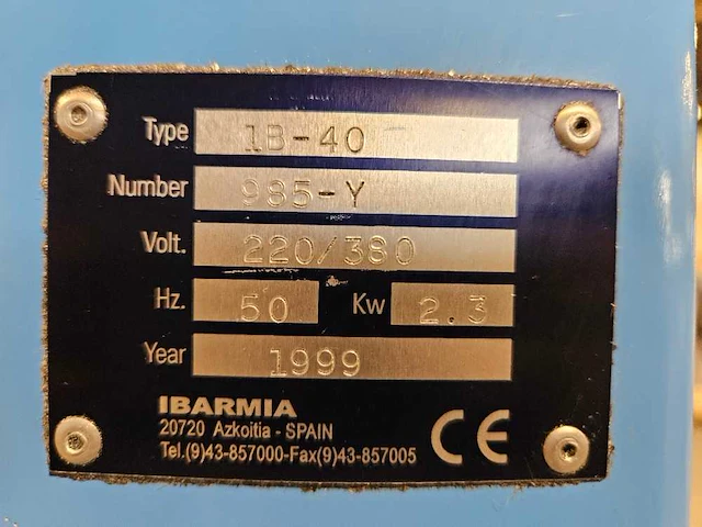 Ibarmia - 1999 - 1b-40 - kolomboormachine - afbeelding 5 van  9