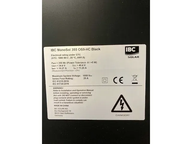 Ibc - monosol 355 os9-hc - set van 12 full black ibc (355 wp) zonnepanelen en 1 blaupunkt bps-v01-03.6 omvormer (1-fase) - afbeelding 5 van  8