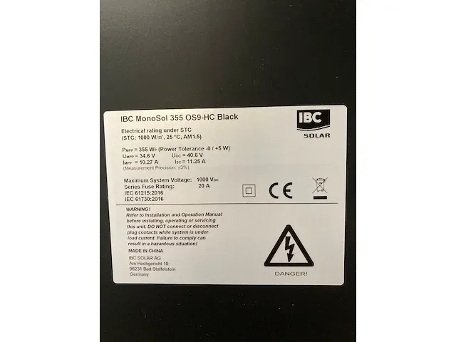 Ibc - monosol 355 os9-hc - set van 12 full black ibc (355 wp) zonnepanelen en 1 blaupunkt bps-v01-03.6 omvormer (1-fase) - afbeelding 5 van  8