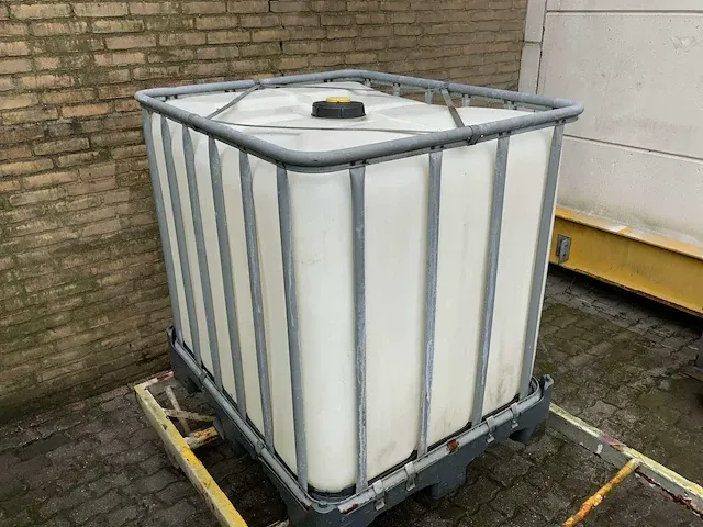 Ibc opslagtank met transportwagen - afbeelding 3 van  3