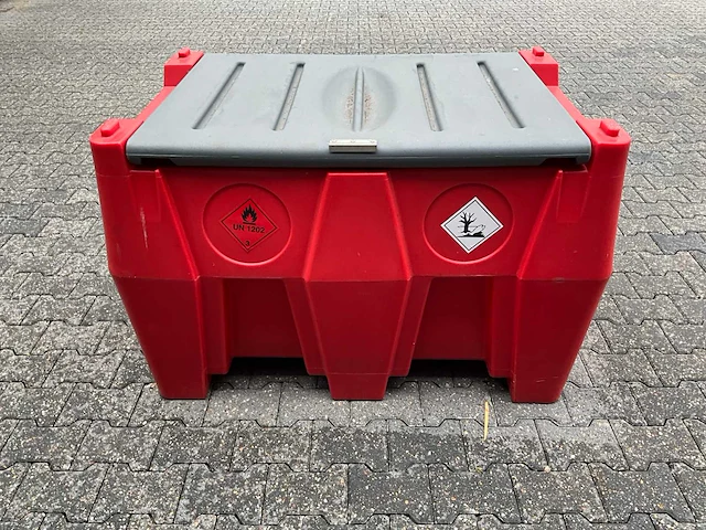 Ibc tank 450ltr. met brandstofpomp - afbeelding 10 van  12