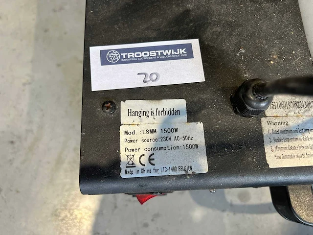 Ibiza light - smm1500w - rookmachine - afbeelding 3 van  3