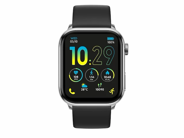 Ice watch 024301 smart zilver zwart horloge 40mm - afbeelding 1 van  3