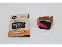 Ice-watch 3.0 rose gold milanese 1.78 amoled gps dameshorloge met metalen band - afbeelding 3 van  4
