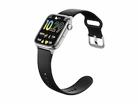 Ice-watch ice smart 2. aangesloten horloge met zwarte siliconen band voor mannen zilver zwart - afbeelding 2 van  4