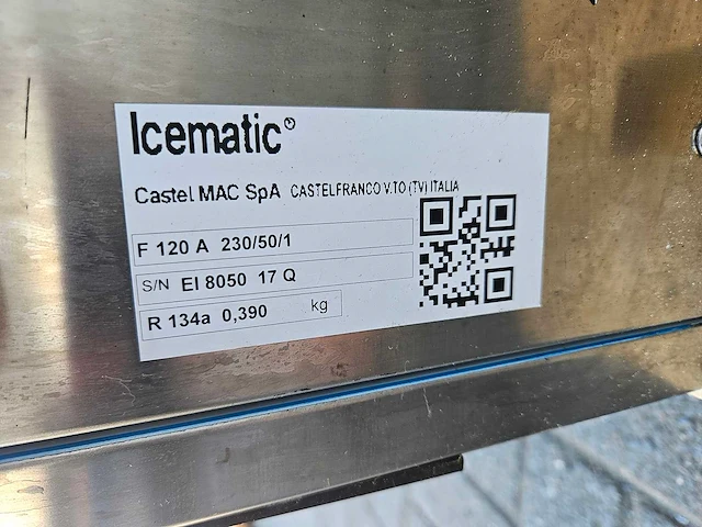 Icematic - f120 - ijsblokjesmachine - afbeelding 4 van  4