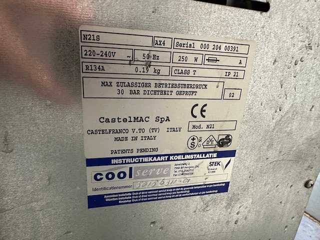 Icematic n21s ijsblokjesmachine - afbeelding 4 van  4