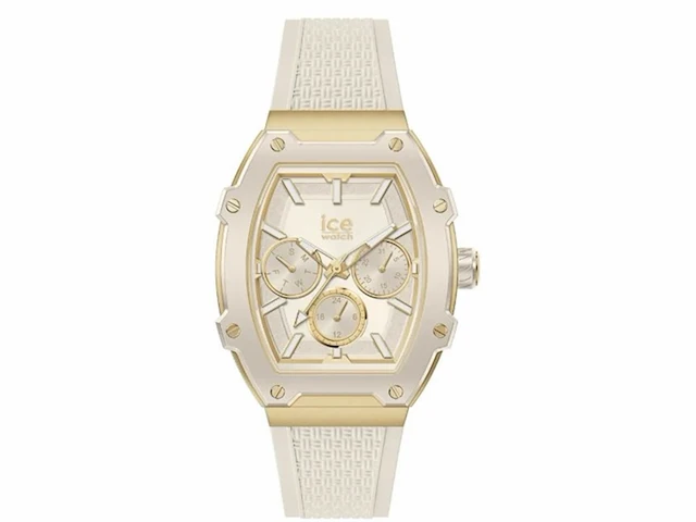 Icewatch ice boliday almond skin dames horloge met siliconen band beige - afbeelding 1 van  1