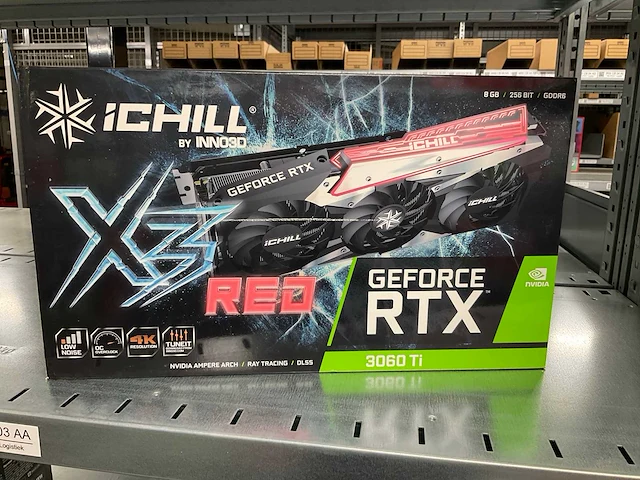 Ichill geforce rtx 3060ti videokaart - afbeelding 1 van  5