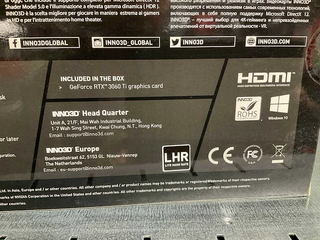 Ichill geforce rtx 3060ti videokaart - afbeelding 5 van  5