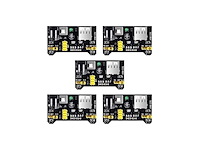Icquanzx 5 stuks mb102 33 v / 5 v breadboard - afbeelding 1 van  2