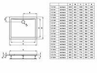 Ideal standard - ultra flat - k518301 - douchebak - afbeelding 2 van  5