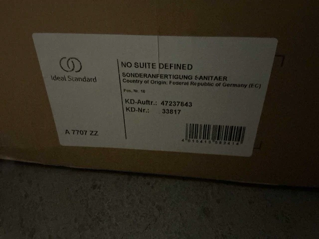Ideal standard a7707 zz elektronische wastafelmengkraan - afbeelding 4 van  4