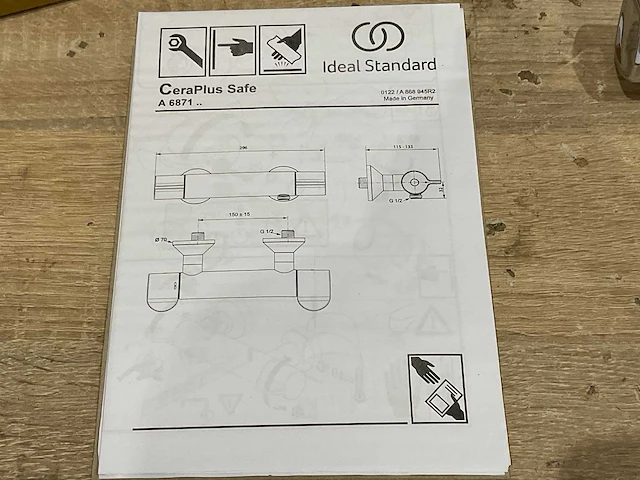 Ideal standard badkamer kraan (5x) - afbeelding 6 van  8