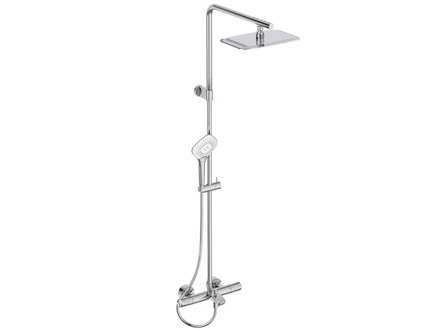 Ideal standard ceratherm doucheset 3 met badthermostaat 3jets chroom - afbeelding 1 van  6