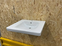 Ideal standard connect freedom wastafel met kraangat en overloop (3x) - afbeelding 7 van  9