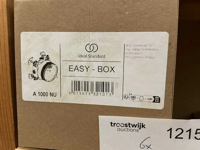 Ideal standard easy-box inbouwdeel voor thermostaat (6x) - afbeelding 2 van  2