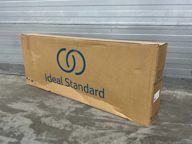 Ideal standard extra dubbele wastafel met 2 kraangaten en overloop - afbeelding 7 van  9