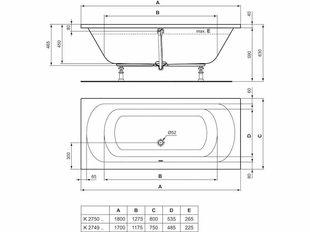 Ideal standard hotline duobad - afbeelding 10 van  10