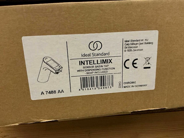 Ideal standard intellimix elektronische wastafelkraan met zeepdispenserfunctie - afbeelding 2 van  2