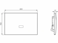 Ideal standard septa pro elektronisch bedieningspaneel e2 chroom - afbeelding 2 van  4
