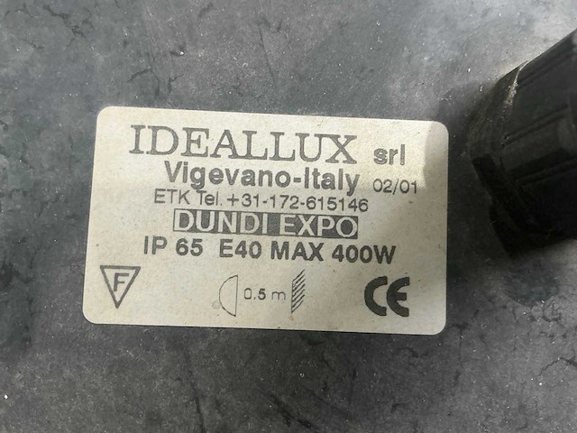 Ideallux dundi industriële hanglamp (2x) - afbeelding 3 van  3