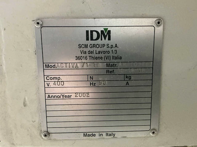Idm kantenlijmmachine activa/1-78 - afbeelding 50 van  55
