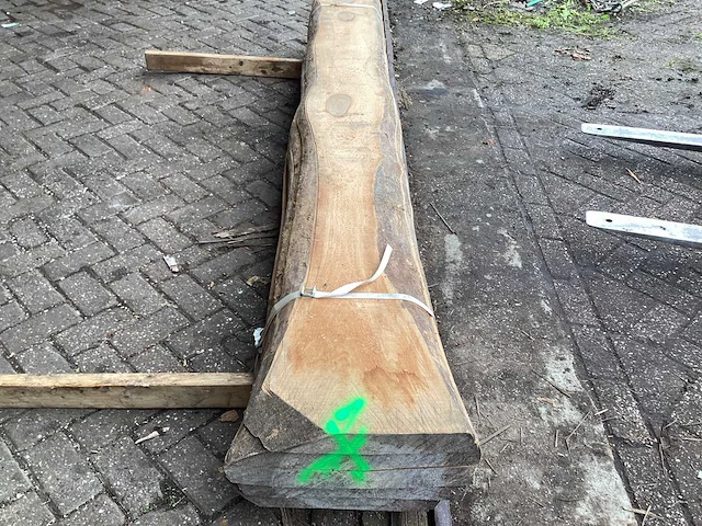 Iep - kd ovengedroogd 2480x360x300 mm - schaaldeel (5x) - afbeelding 4 van  8