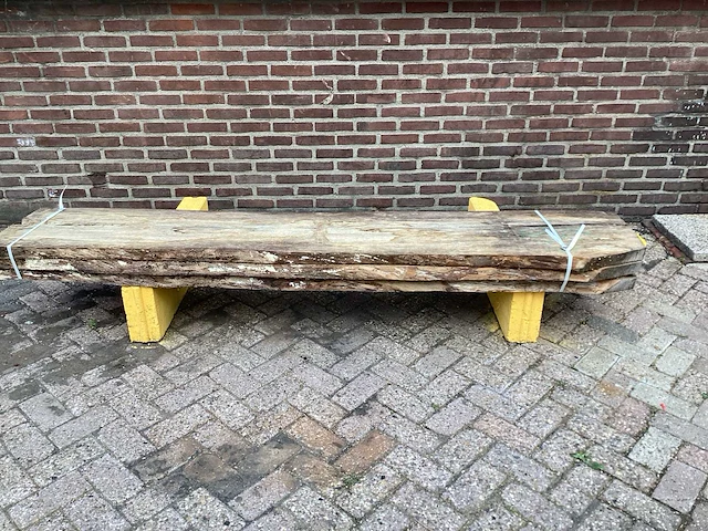 Iepen - 2018 gezaagd 120 x 500 x 2470 - schaaldeel (3x) - afbeelding 2 van  6
