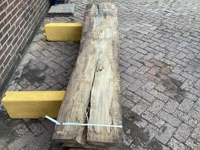 Iepen - 2018 gezaagd 120 x 500 x 2470 - schaaldeel (3x) - afbeelding 4 van  6