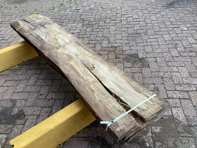 Iepen - 2018 gezaagd 120 x 500 x 2470 - schaaldeel (3x) - afbeelding 5 van  6