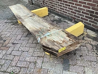 Iepen - 2018 gezaagd 140 x 500 x 2470 mm - schaaldeel (3x) - afbeelding 1 van  6