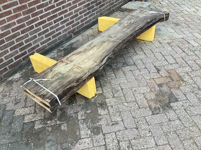 Iepen - 2018 gezaagd 150 x 540 x 2380 mm - schaaldeel (3x) - afbeelding 3 van  6