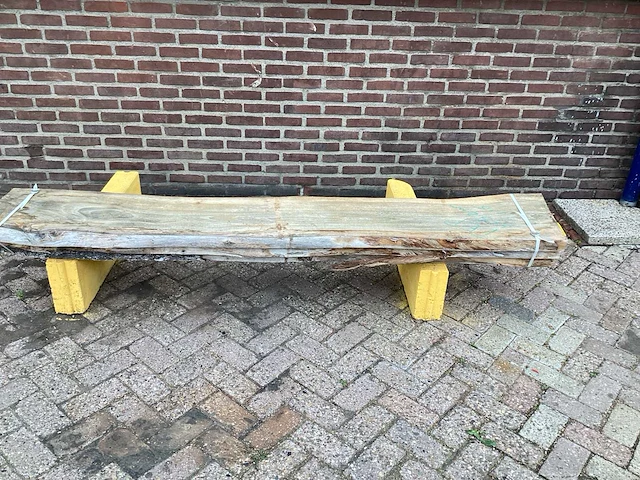 Iepen - 2018 gezaagd 160 x 360 x 2300 mm - schaaldeel (3x) - afbeelding 2 van  6