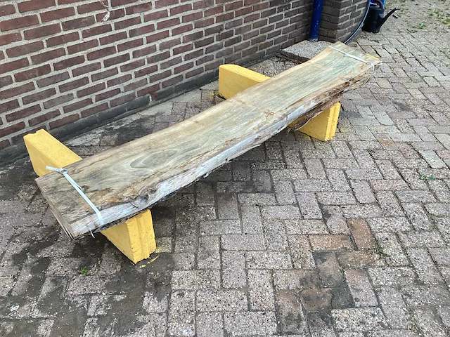 Iepen - 2018 gezaagd 160 x 360 x 2300 mm - schaaldeel (3x) - afbeelding 3 van  6