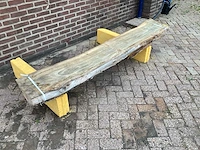 Iepen - 2018 gezaagd 160 x 360 x 2300 mm - schaaldeel (3x) - afbeelding 3 van  6