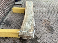 Iepen - 2018 gezaagd 160 x 360 x 2300 mm - schaaldeel (3x) - afbeelding 4 van  6