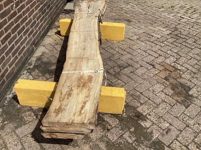 Iepen - 2018 gezaagd 160 x 540 x 2560 mm - schaaldeel (3x) - afbeelding 4 van  6