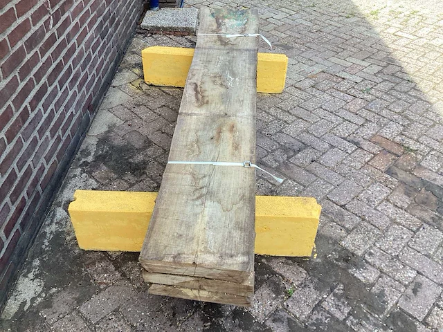 Iepen - 2018 gezaagd 170 x 440 x 2400 mm - schaaldeel (3x) - afbeelding 4 van  6