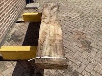 Iepen - 2018 gezaagd 170 x 520 x 2400 mm - schaaldeel (3x) - afbeelding 4 van  6