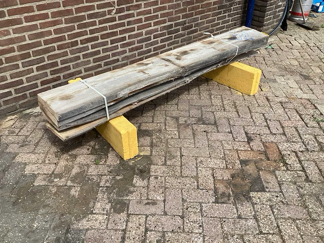 Iepen - 2018 gezaagd 250 x 350 x 2330 mm - schaaldeel (3x) - afbeelding 3 van  6