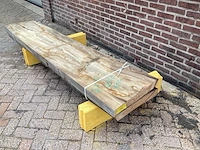 Iepen - 2020 gezaagd 160 x 570 x 2400 mm - schaaldeel (2x) - afbeelding 1 van  6