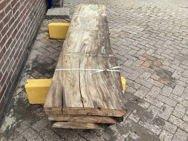 Iepen - 2020 gezaagd 270 x 580 x 2380 mm - schaaldeel (3x) - afbeelding 4 van  6