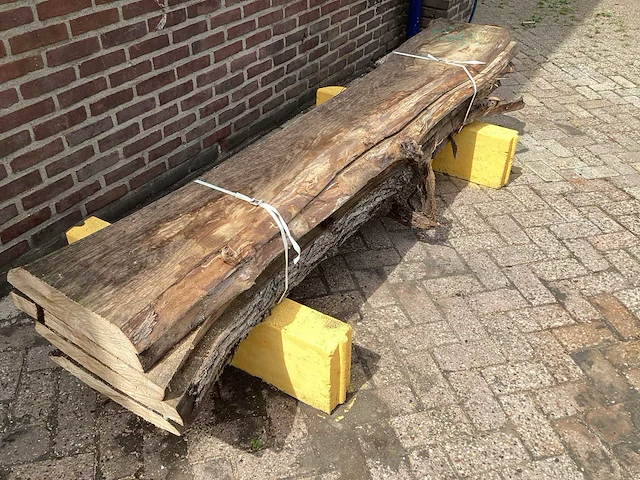 Iepen - 2022 gezaagd 300 x 460 x 2420 mm - schaaldeel (5x) - afbeelding 3 van  6